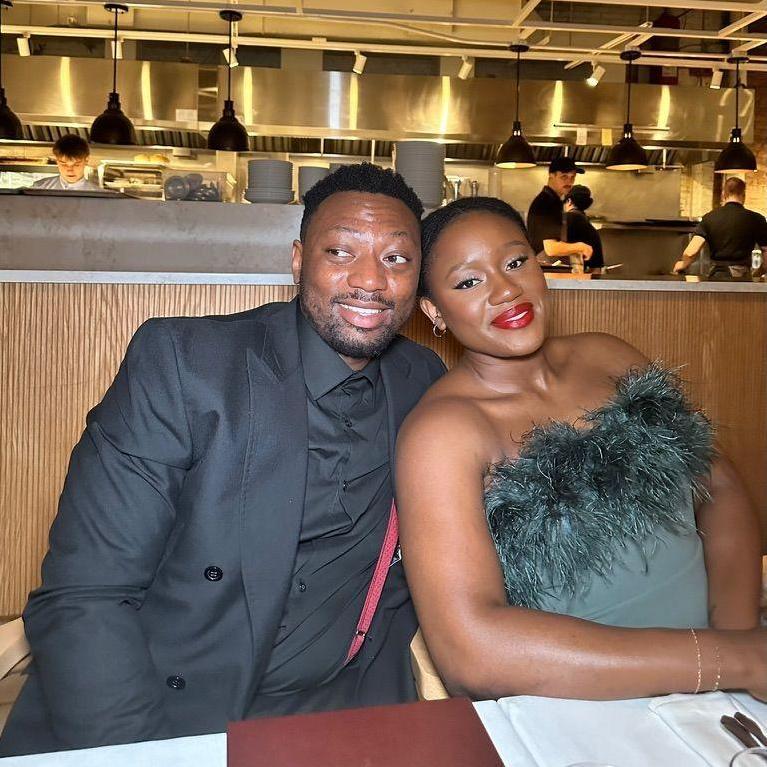 Our engagement dinner: caught on camera by a friend who’s way better at snapping moments than keeping secrets!