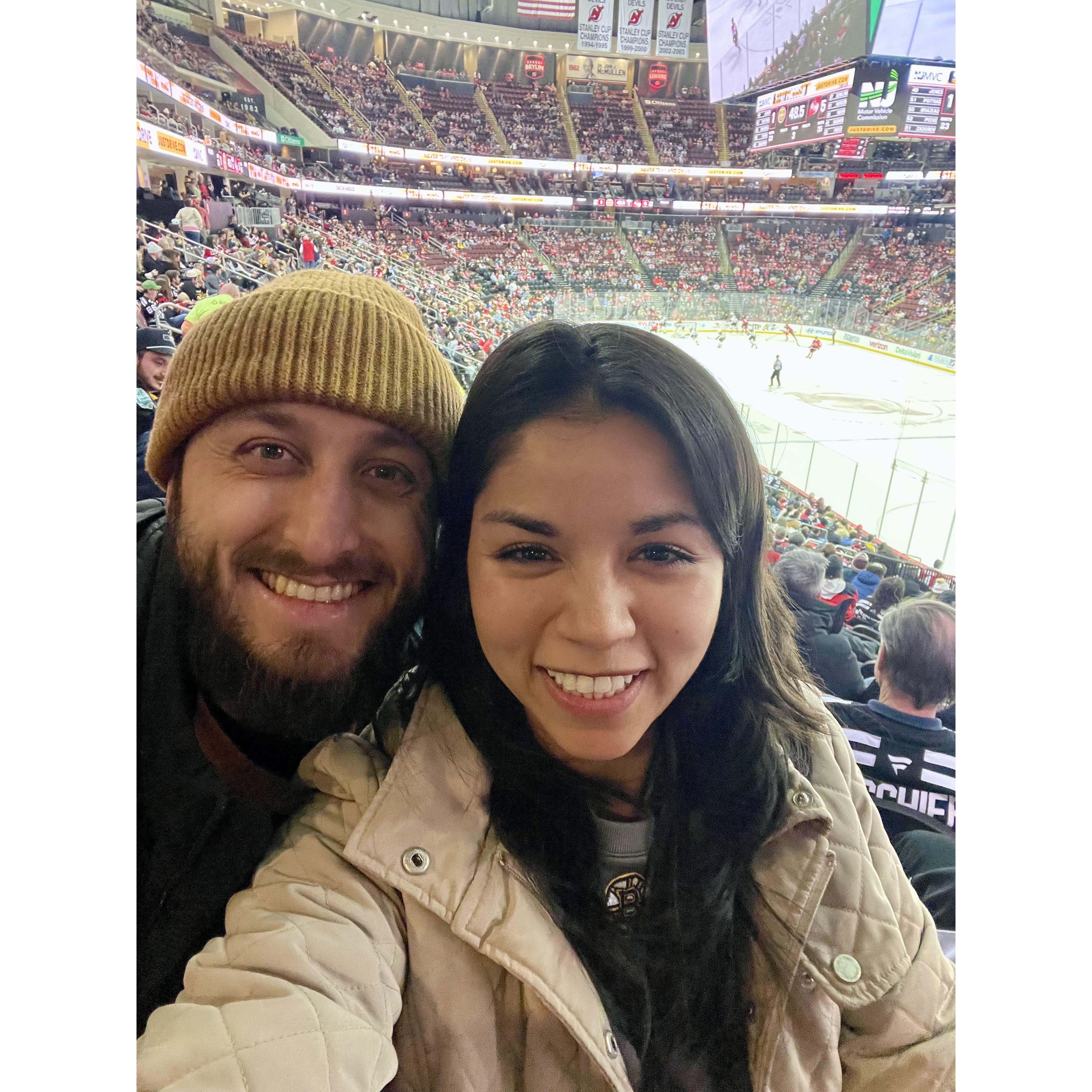 Bruins vs. Devils in Newark