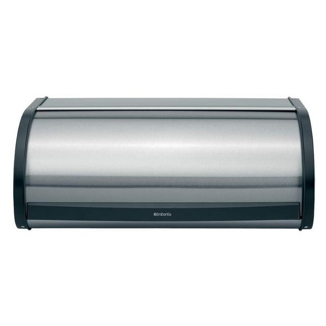 Brabantia Roll Top Bread Box - Matte Steel Fingerprint Proof