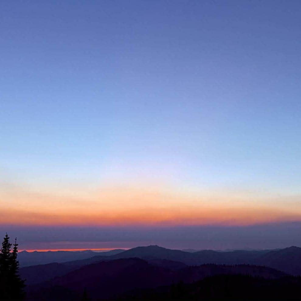 View from the top of Quartz Mountain