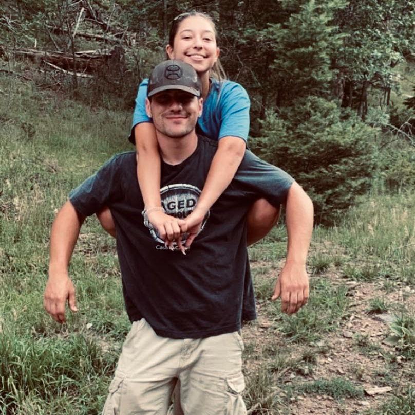 Our first camping trip where Zak met Jazzy's family.