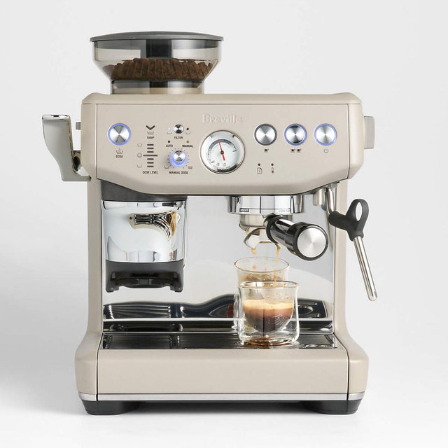 Breville ® Barista Express ® Impress Espresso Machine in Almond Nougat