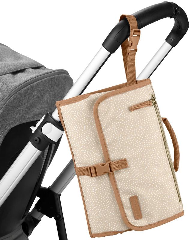 Pronto Signature Changing Station - Beige Swirl Dot