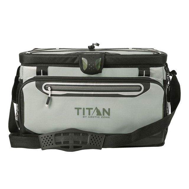 Arctic Zone Titan Deep Freeze Cooler - Zipperless Hardbody Cooler - Small & Large Capacity- Beach & Camping Cooler - Deep Freeze Insulation, HardBody Liner, and SmartShelf