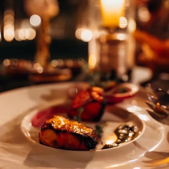 Dinner For Two on our Honeymoon