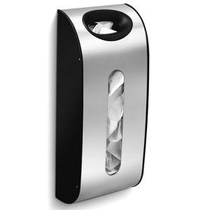 simplehuman Wall Mount Grocery Bag Dispenser, Brushed Stainless Steel