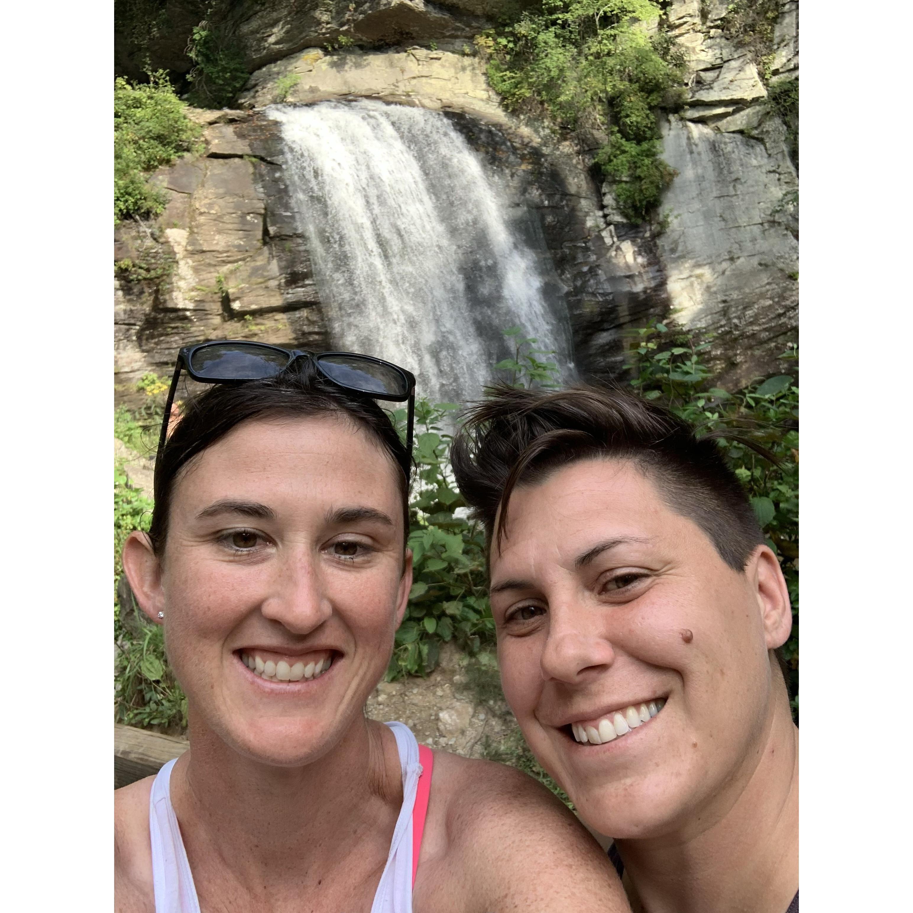 Exploring the Blue Ridge Mountains in Asheville, NC where we took refuge after evacuating from hurricane Dorian.