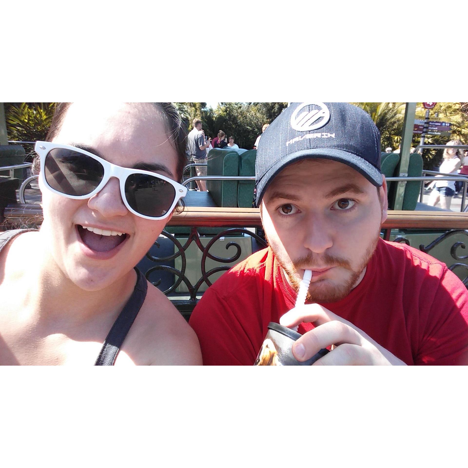 Hot days at the San Diego zoo after seeing the Pandas!