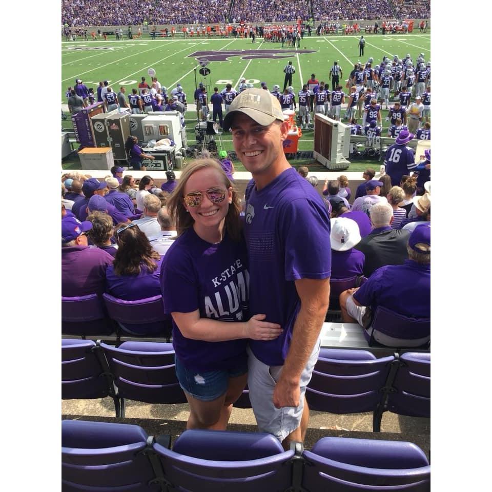 Our first K-State football game #gocats