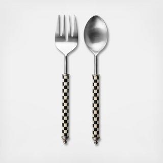 Courtly Check Supper Club 2-Piece Salad Serving Set