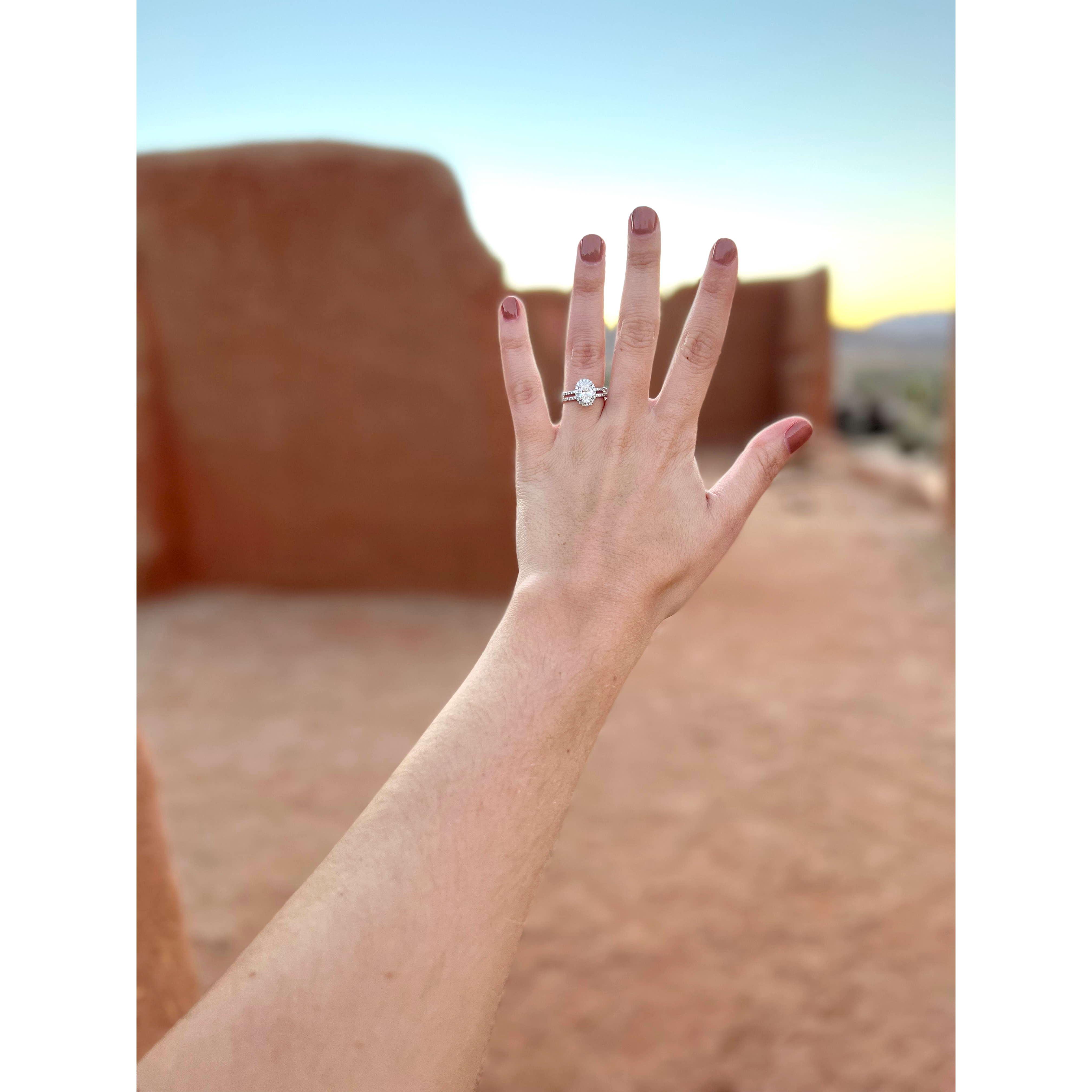 The PROPOSAL! 11/13/2021 in Joshua Tree