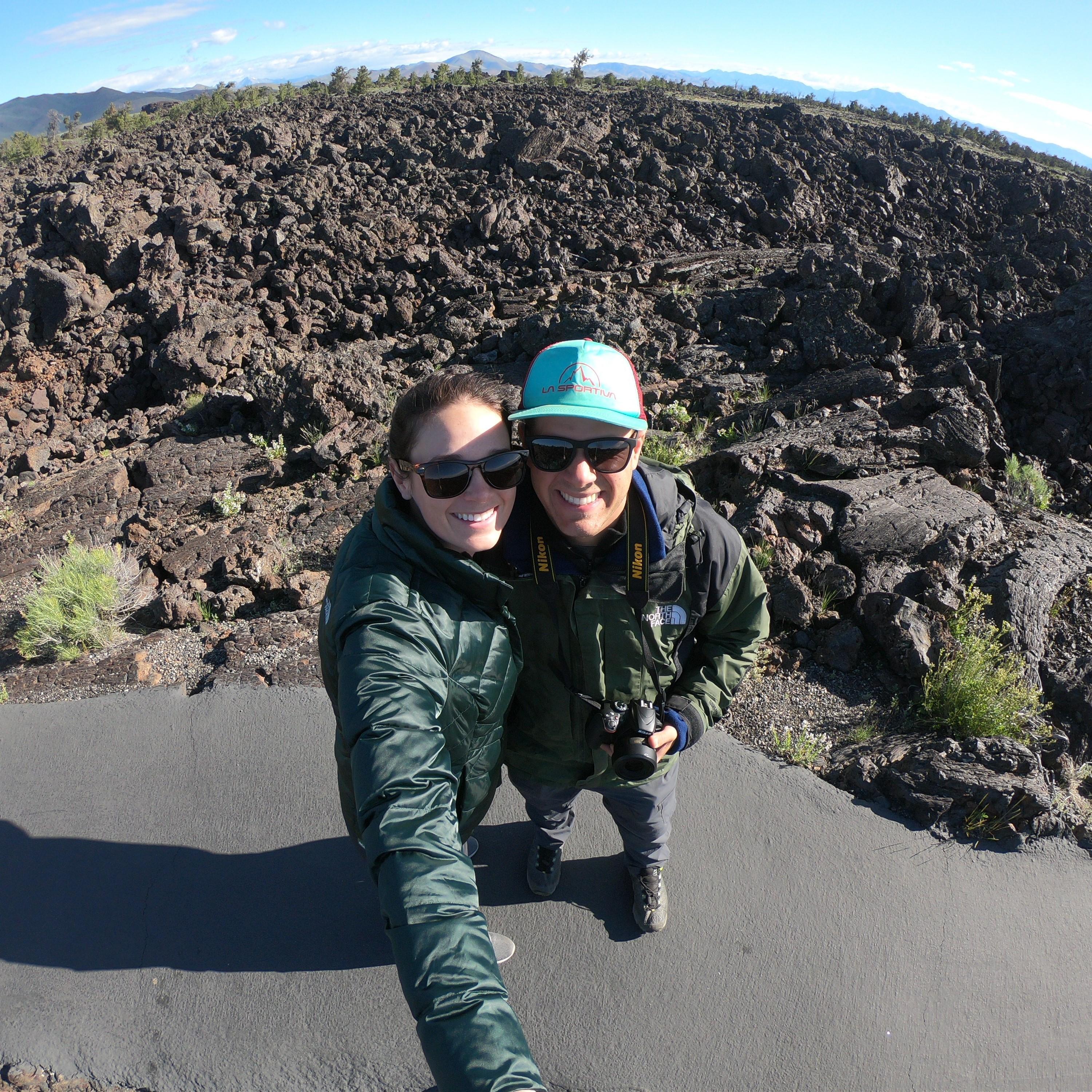 On our way to Yellowstone, we stopped by Crators of the Moon NM, ID.