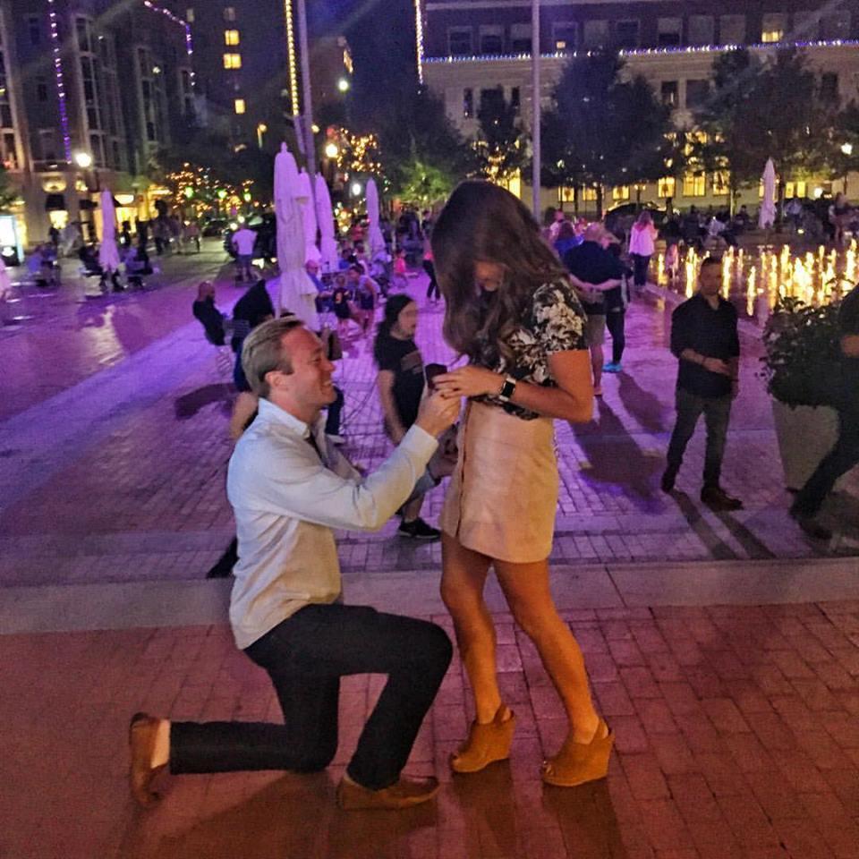 Taylor and Moriah's engagement in Fort Worth, Texas in October 2017