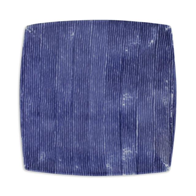 VIETRI Santorini Stripe Square Platter