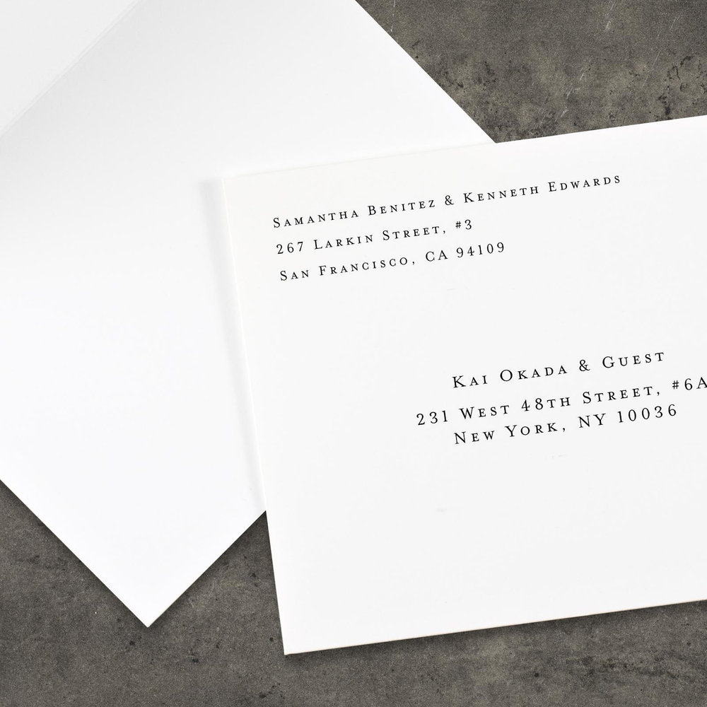 Paltz Photo Foil | Black | Zola Thank You Cards