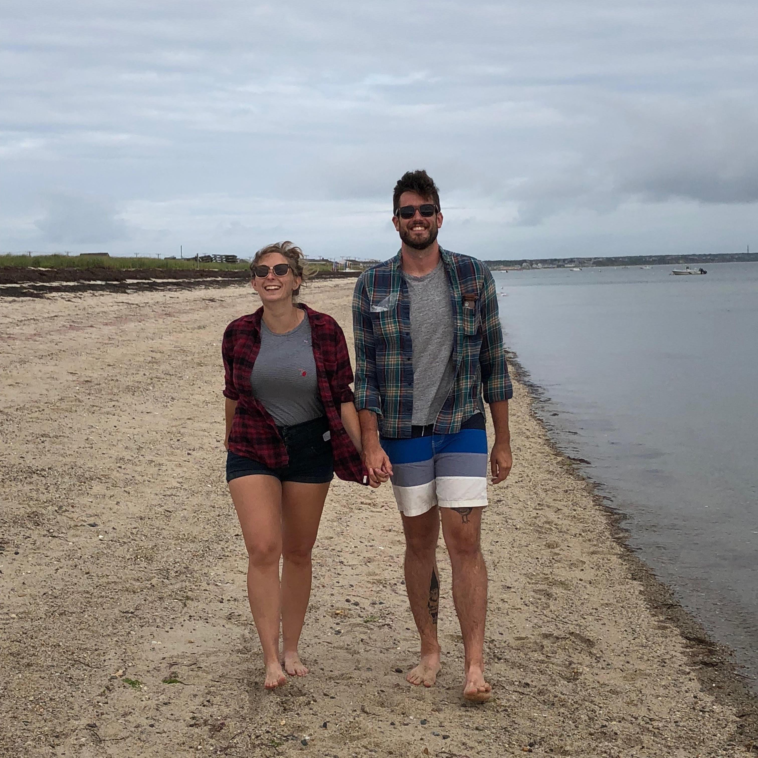 Being extremely cheesey in Cape Cod.