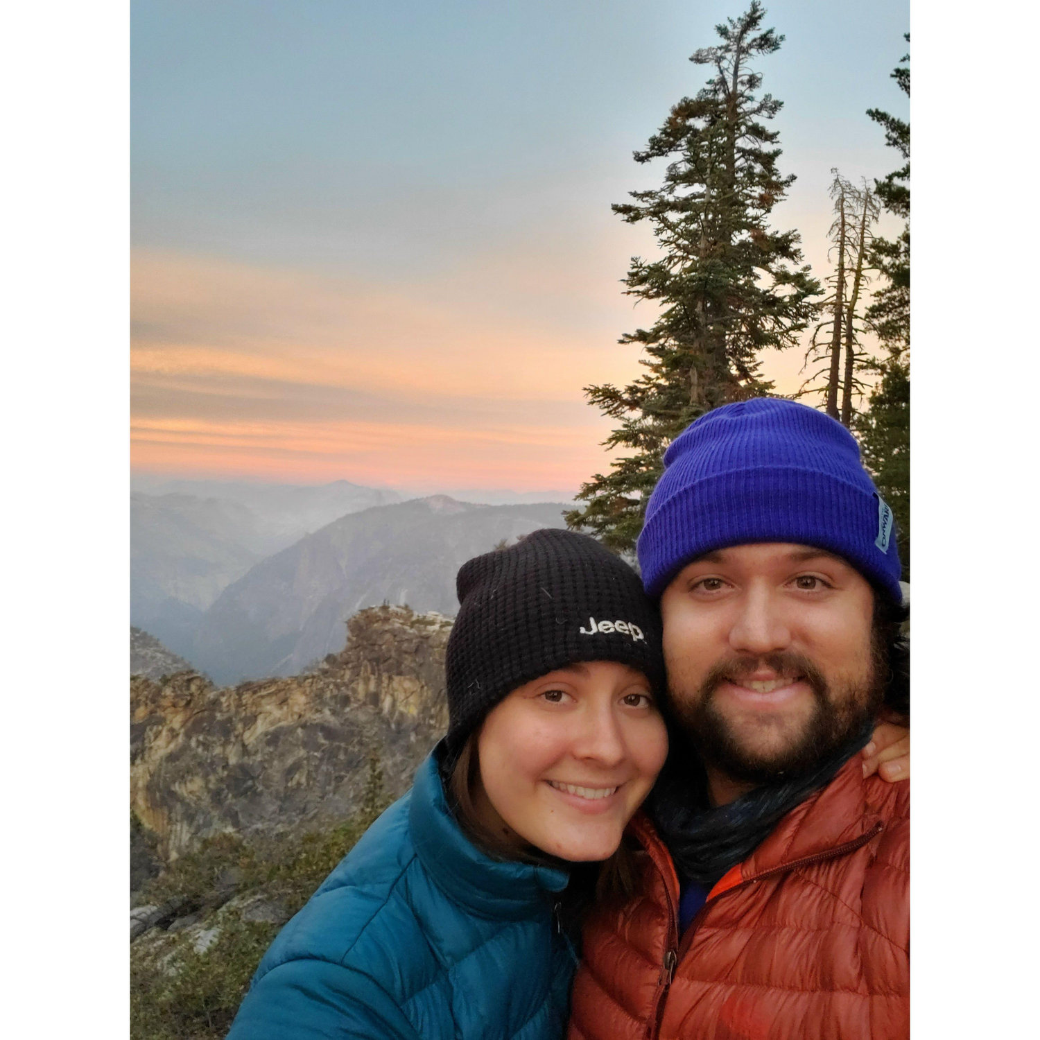 Taken from Dewey Point on our first backpacking trip. This is when/where Michael and Star first said I love you