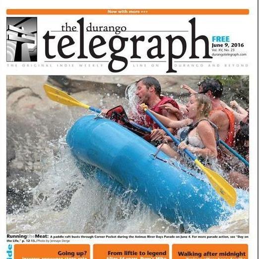 When Evan and Tori made the cover of the local newspaper for their rad rafting skills.