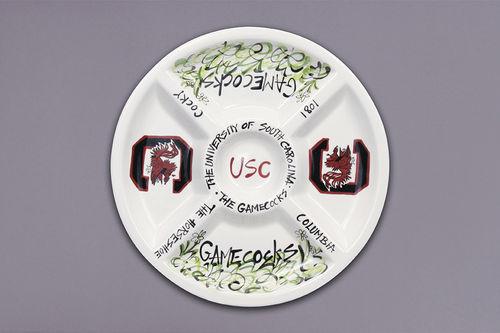 Divided Veggie Platter 14" Dia
