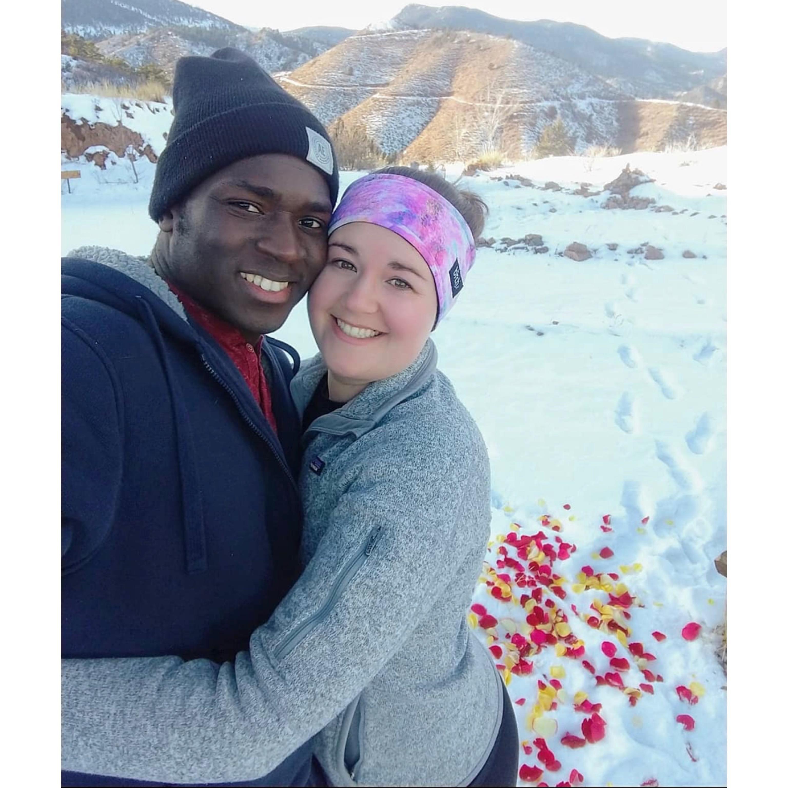 📍where we got engaged ✨Iron Mountain, Colorado