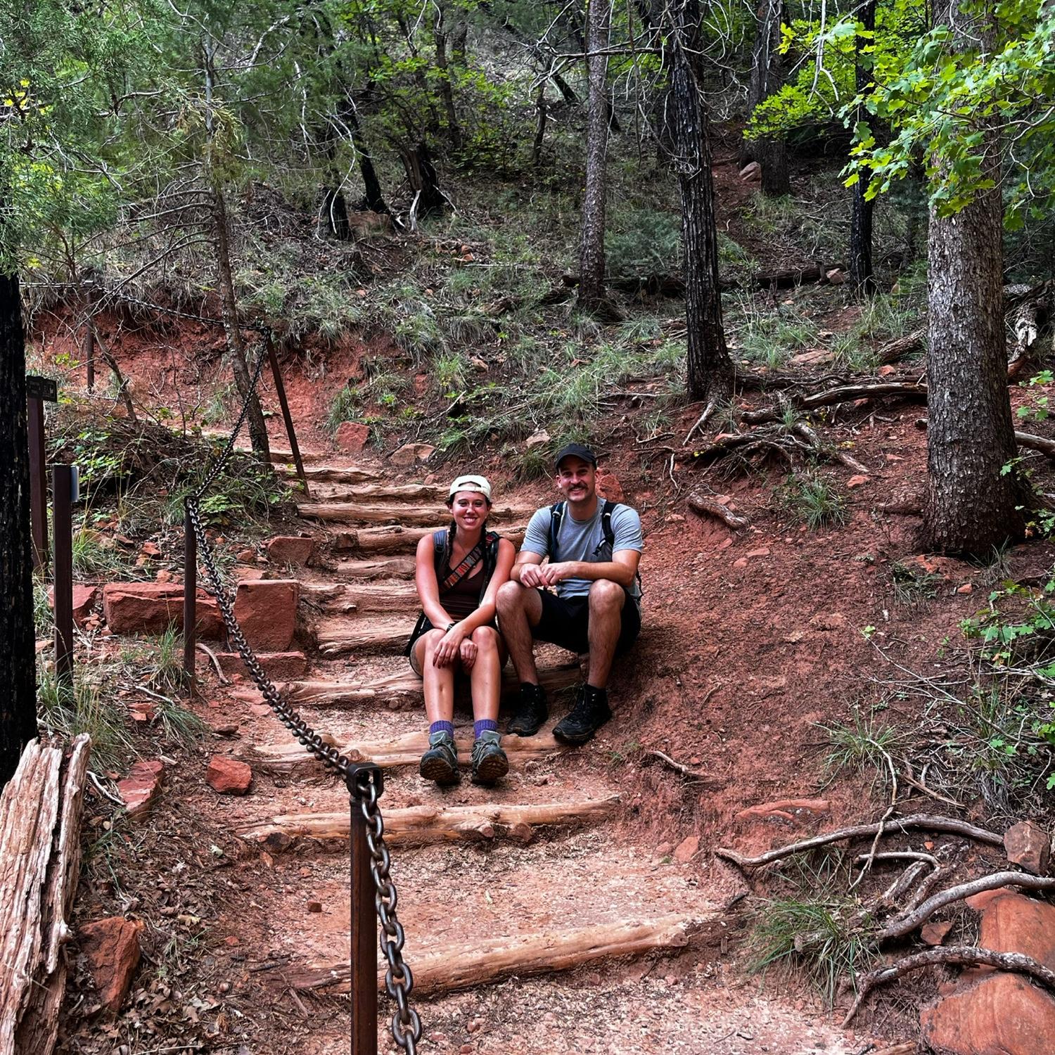 Hiking in Zion