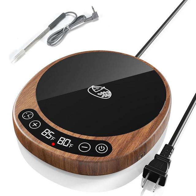 Larger 2-in-1 Sourdough Starter Warmer Pro - 2026 Upgrade Dough Proofing Warming Mat, Dough Temp Probe, 1°F Control (70–110°F), 24H Timer, Real-Time Monitoring, For Beginner Bakers Pro-WOD