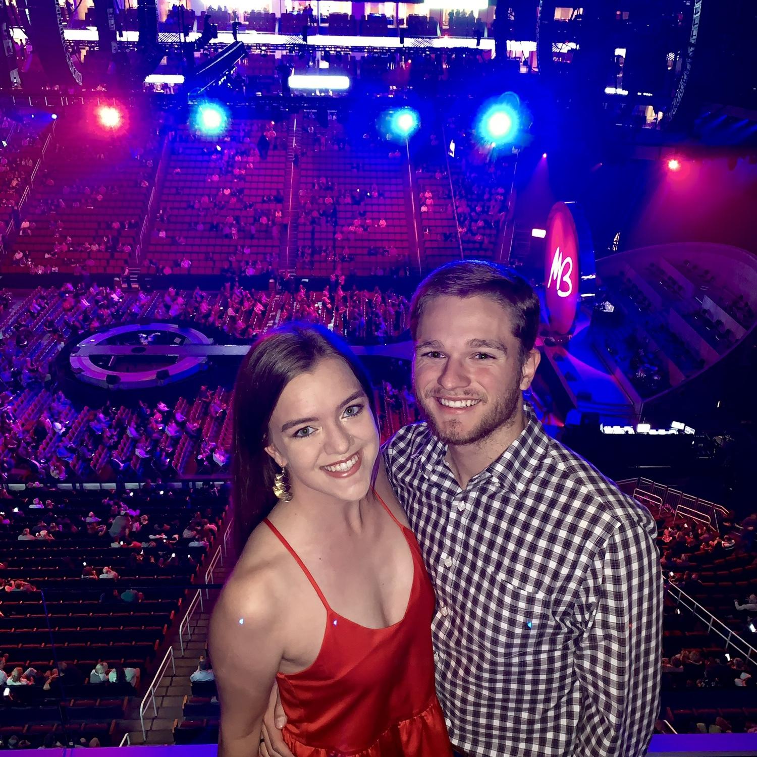 Michael Buble concert (Adam got Madi these tickets as a Christmas gift right after they started dating)