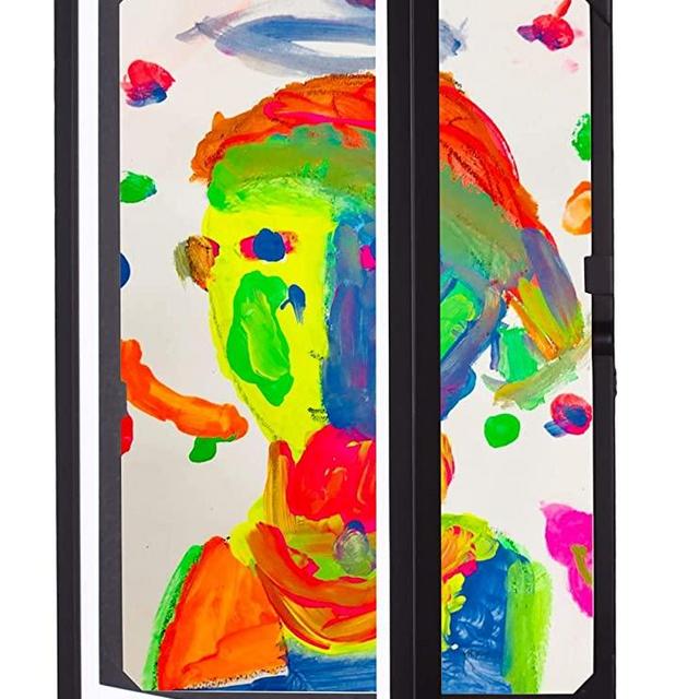 Li'l DAVINCI Art Frames for 12x18 Items: Front-Opening, EZ Store Wooden Frames That Allow You to Hold up to 50 Items in Each! (for 12 x 18 Items, Black)