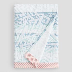 Aqua Stripe Eve Sculpted Bath Towel