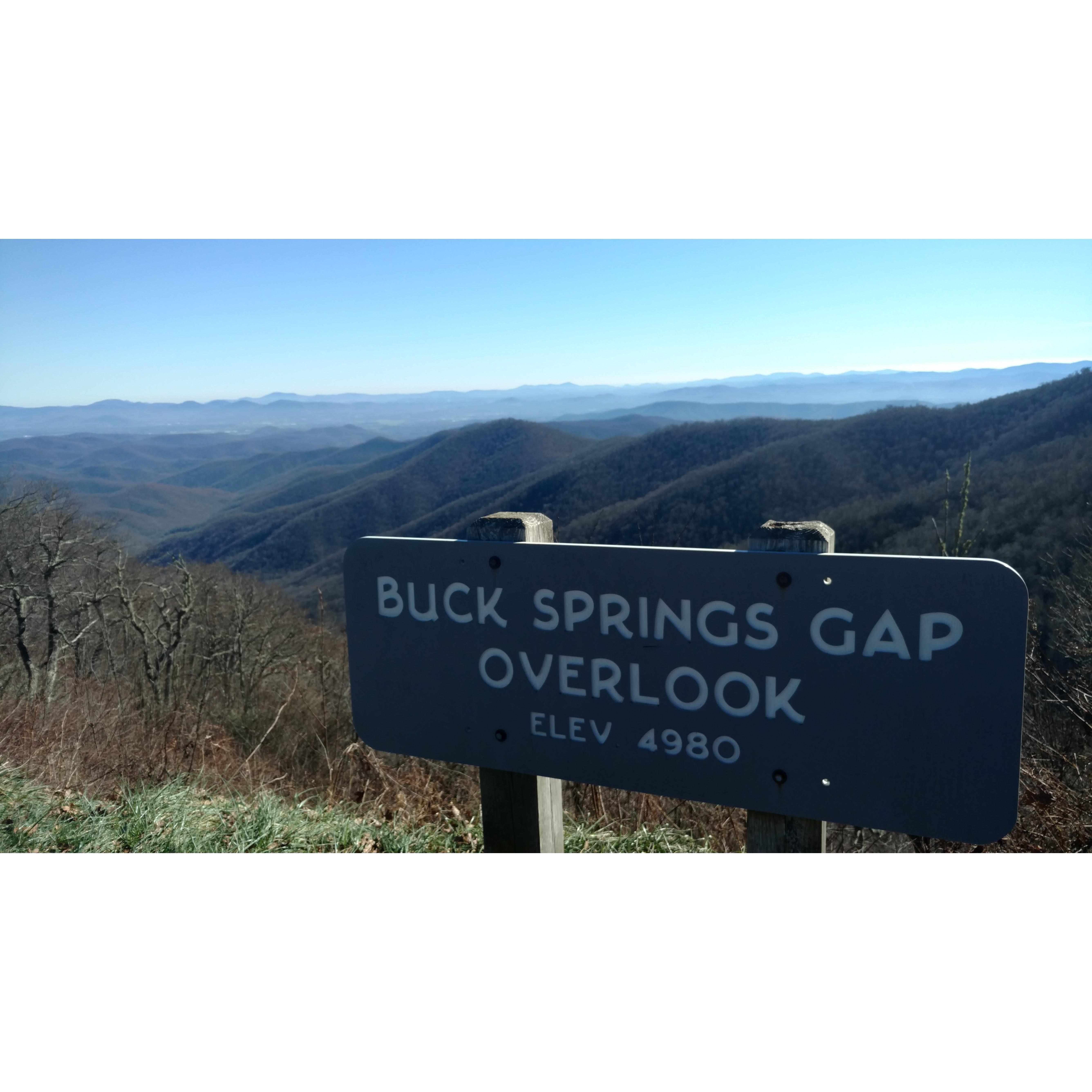 On the drive back from Asheville we took the Blue Ridge Parkway. Views were incredible!