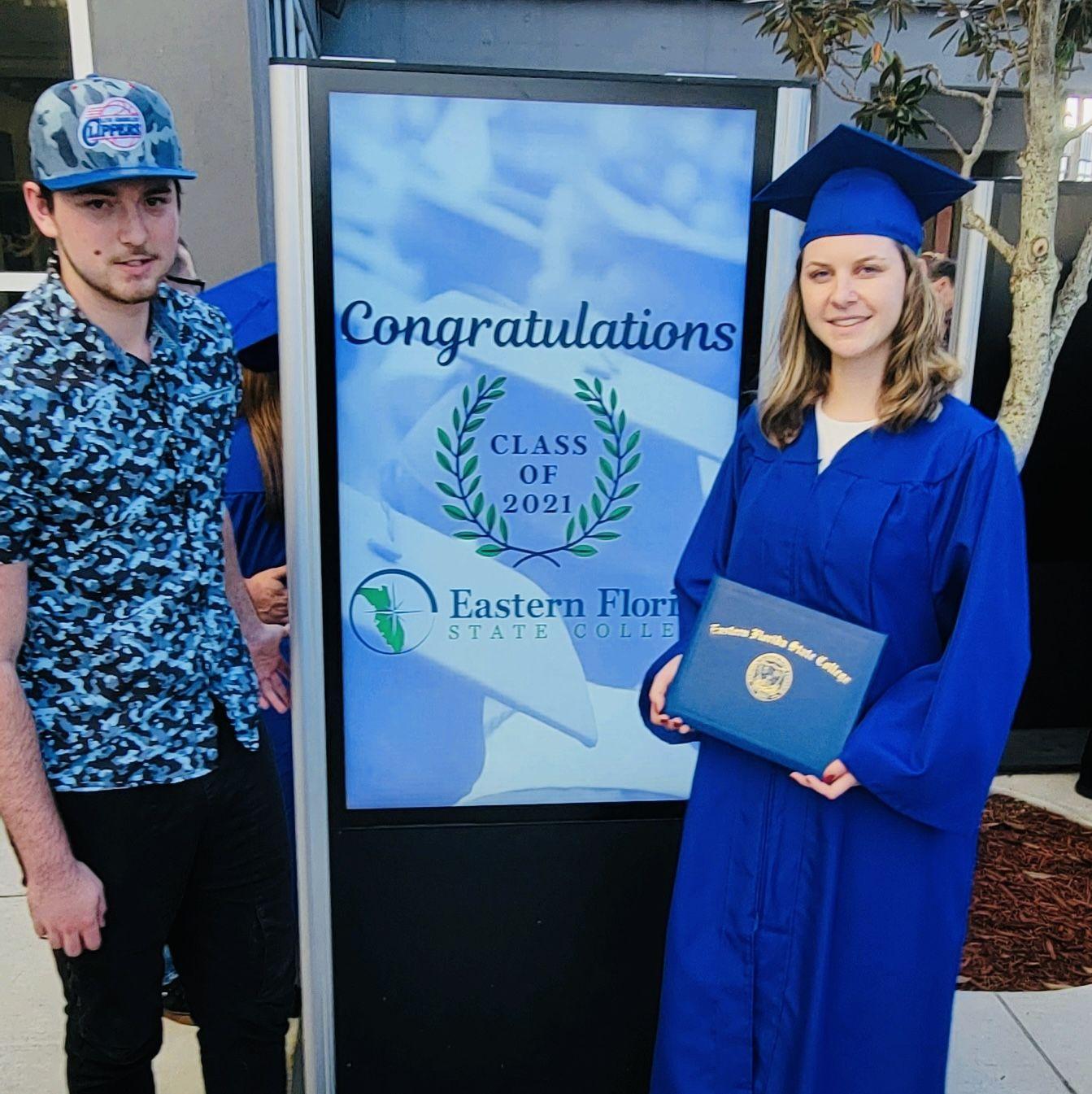 Hailee's AA graduation 2021