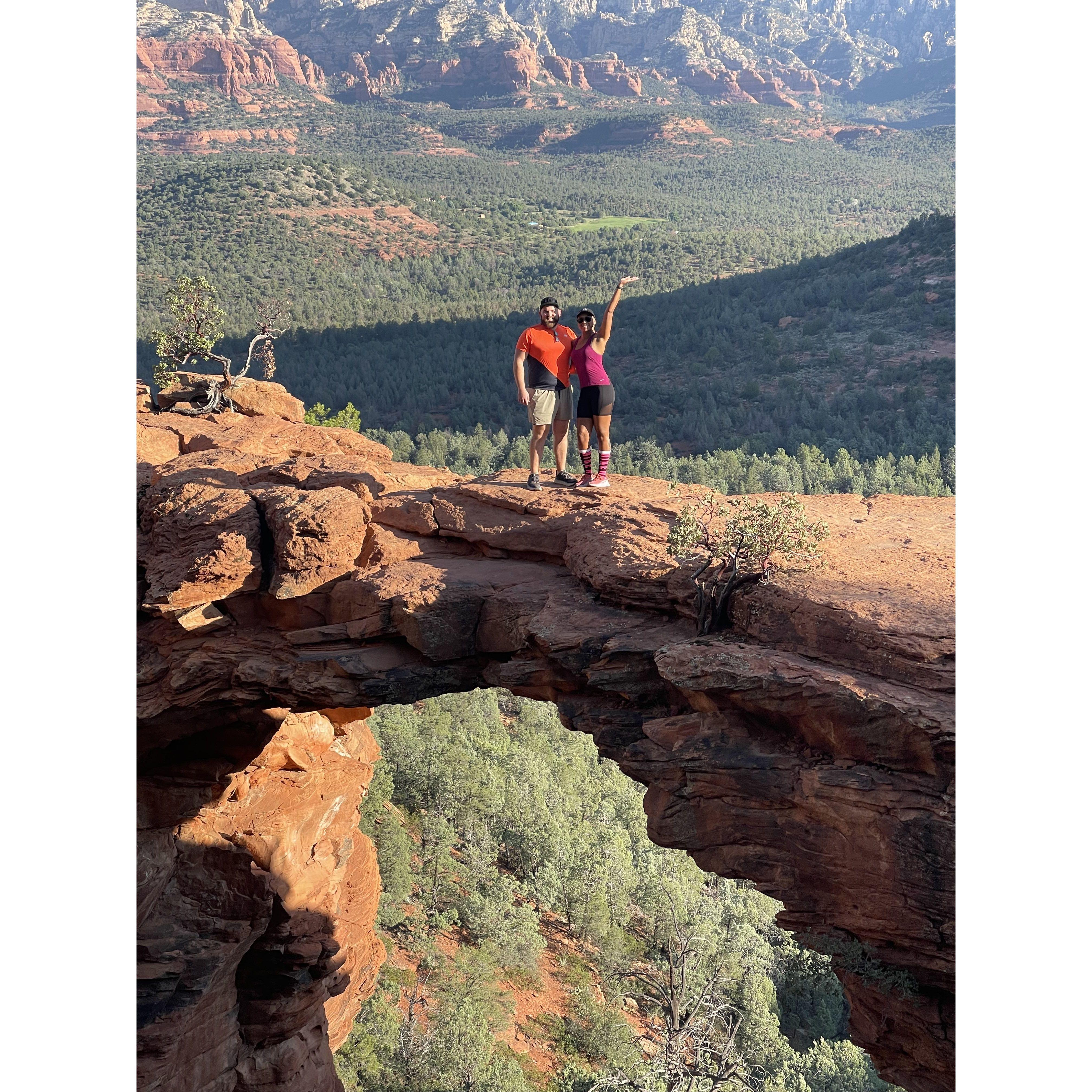 The Devil's Bridge in Sedona, AZ