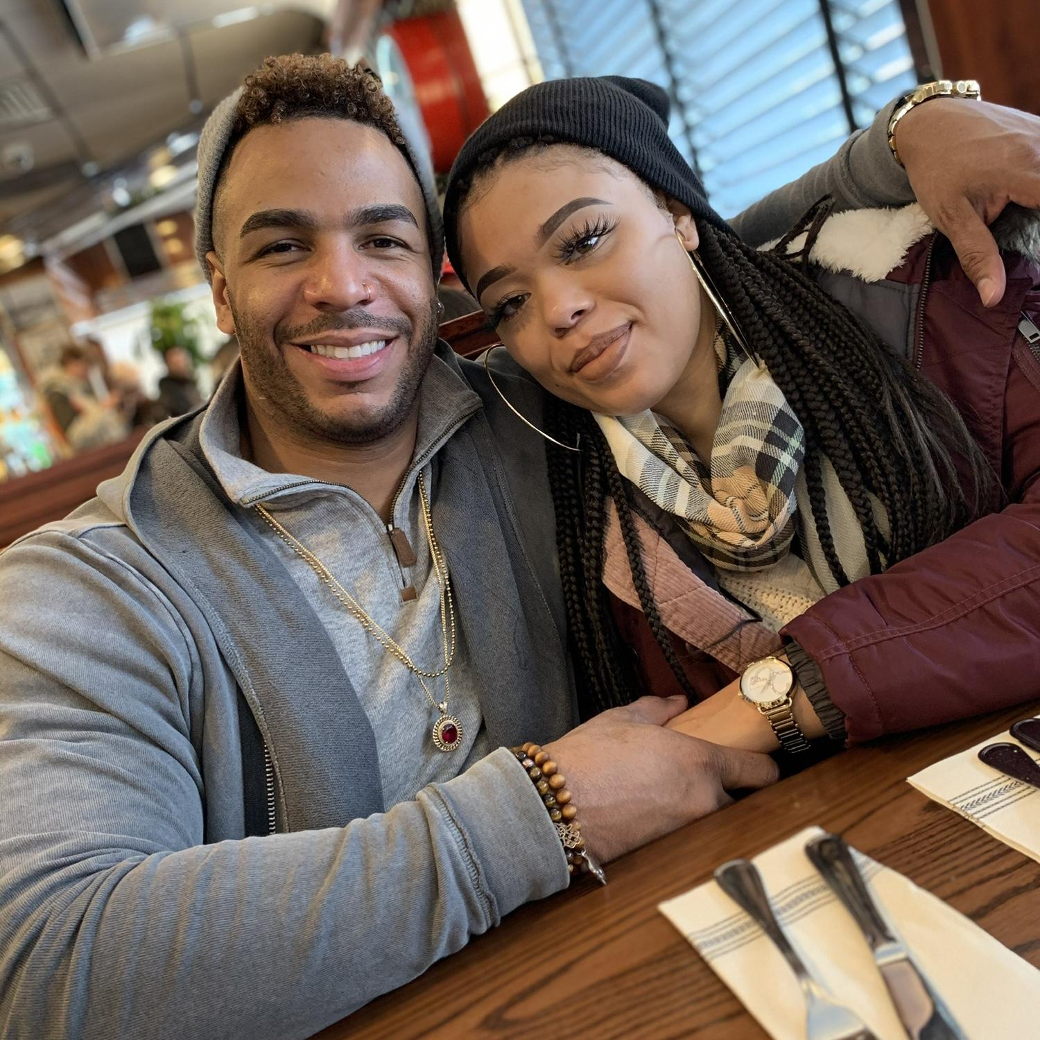 Celebrating his birthday in New Jersey also 1st time meeting his mom ❤️