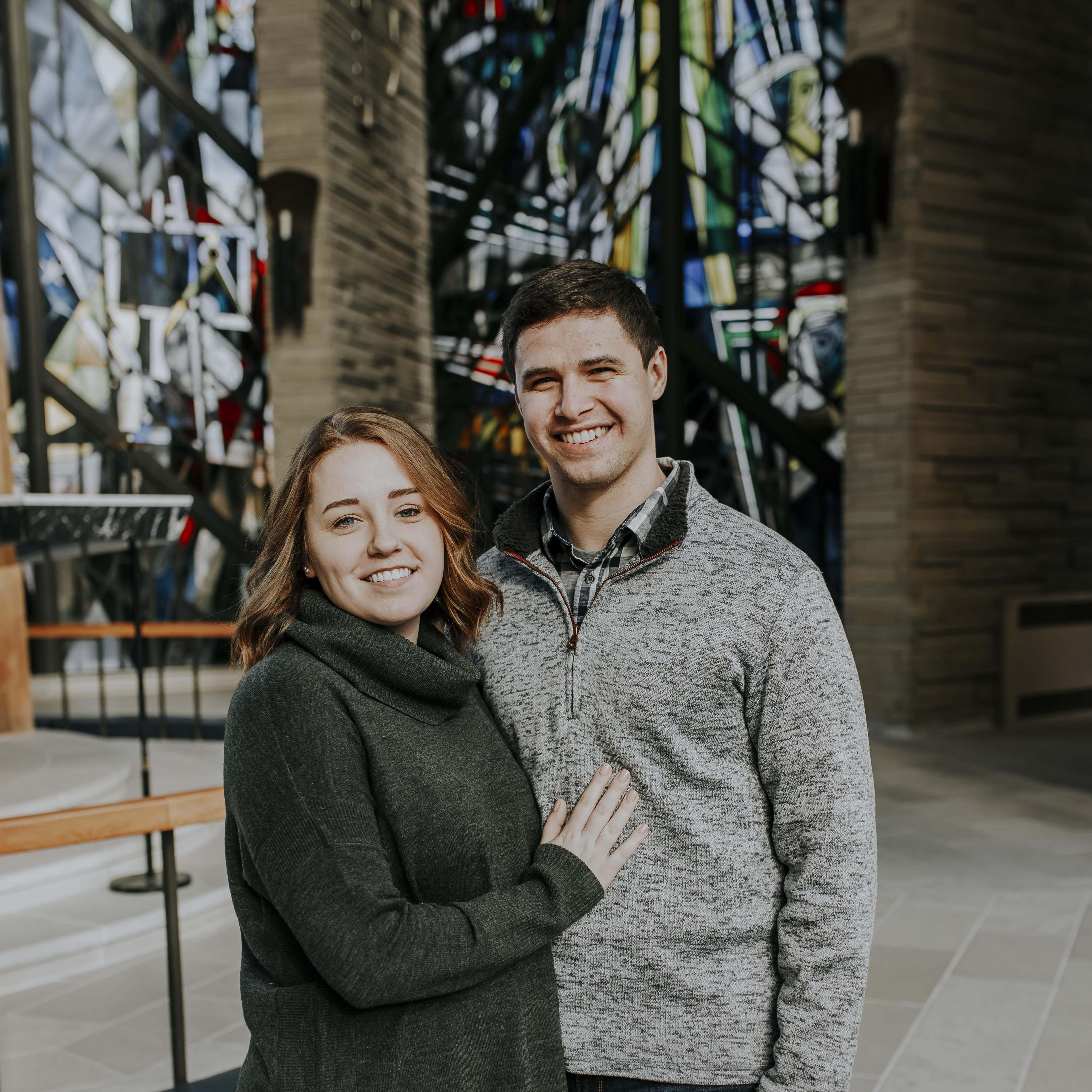 Engagement Photoshoot - Valparaiso University Chapel