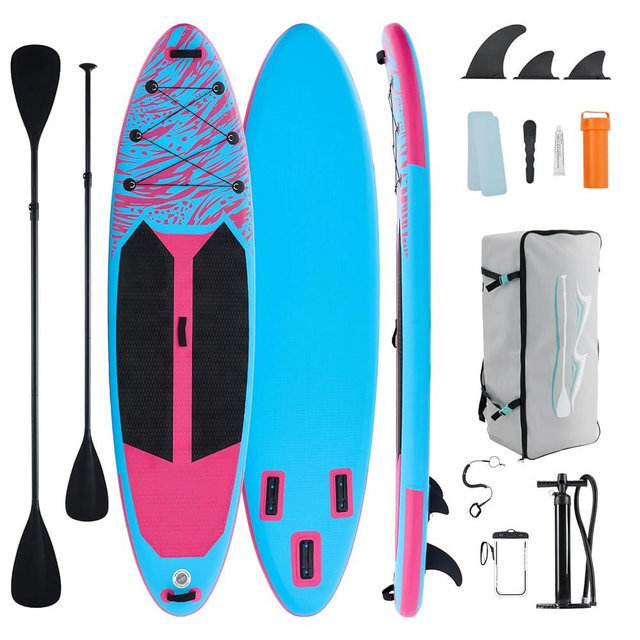 Sweetcrispy Inflatable Stand Up Paddle Board with Premium SUP Paddleboard Accessories,2-in-1 Paddle,Wide Stable Design,Non-Slip Comfort Deck for Adults & Youth of All Skill Levels