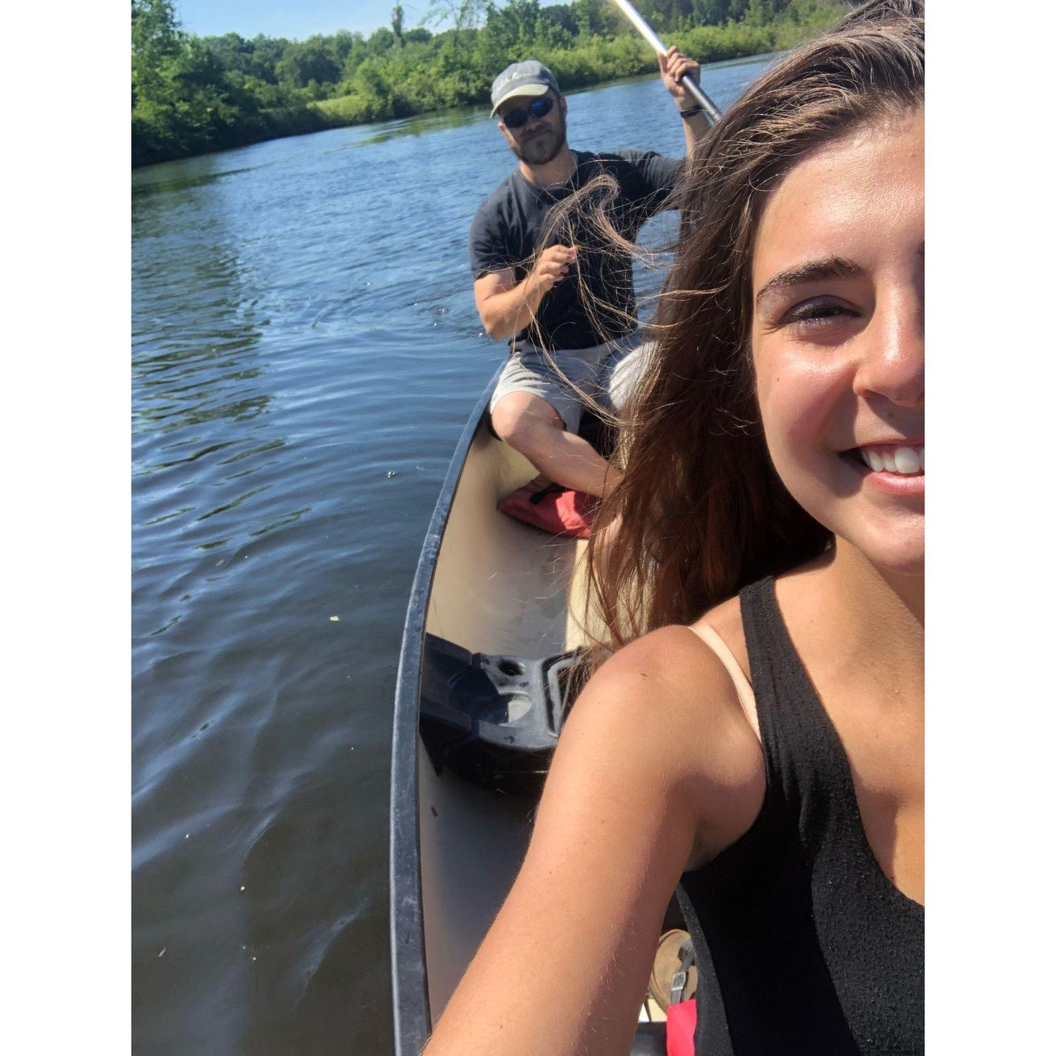 Canoeing In Oscoda, Michigan