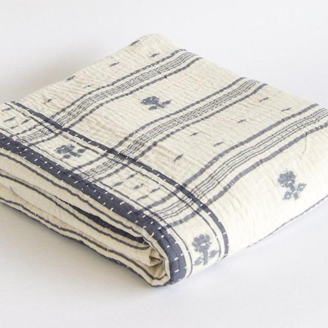 Mata Blue Quilt Blanket