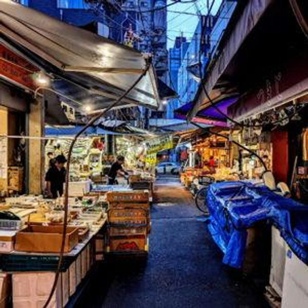 Tsukiji Fish Market Tour for Two