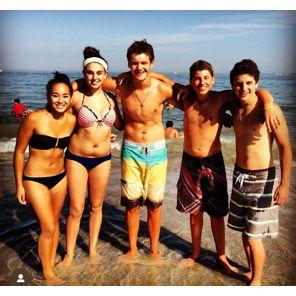 August 2013- Beach trip with the Poirier's