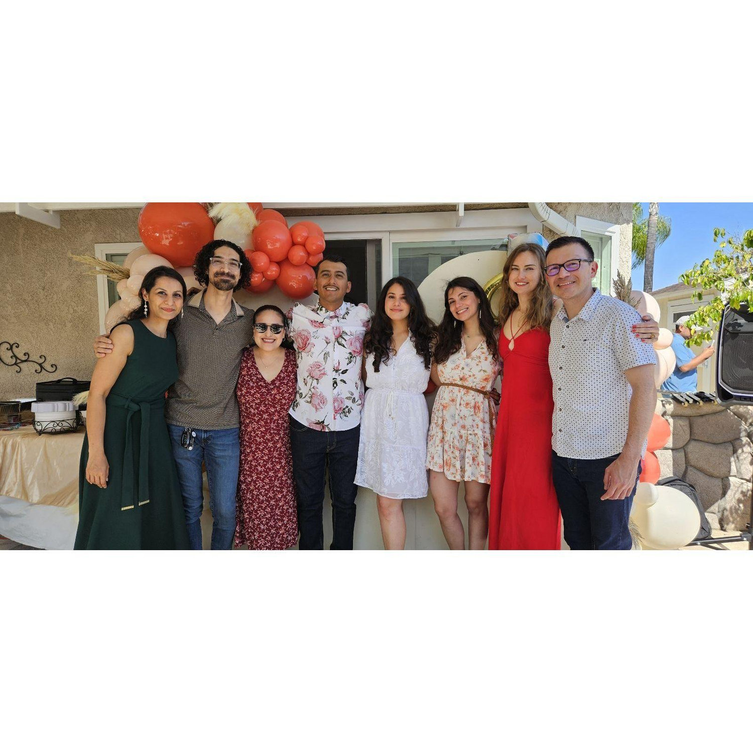 Moments from our engagement party, June 2024.