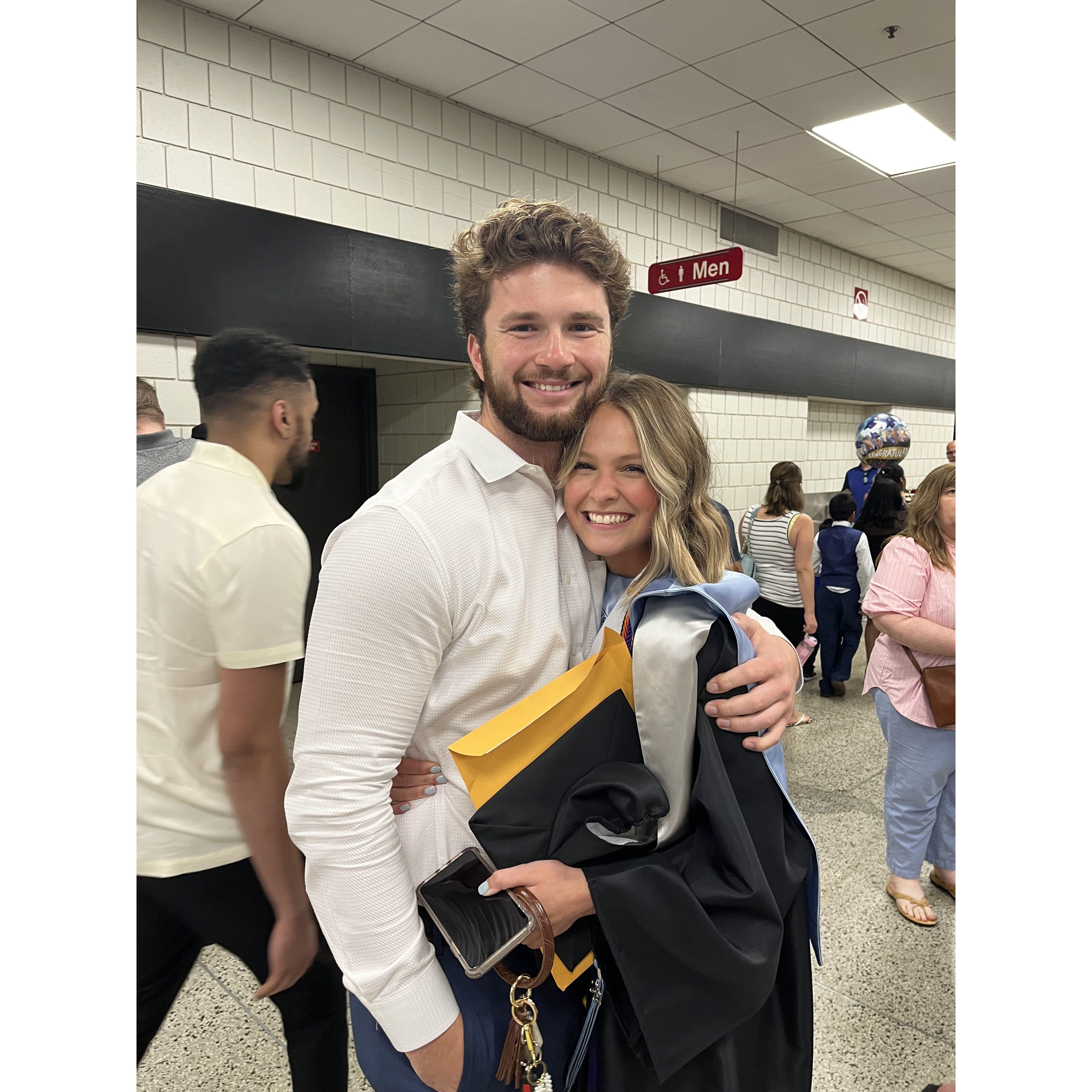 My high school graduation!