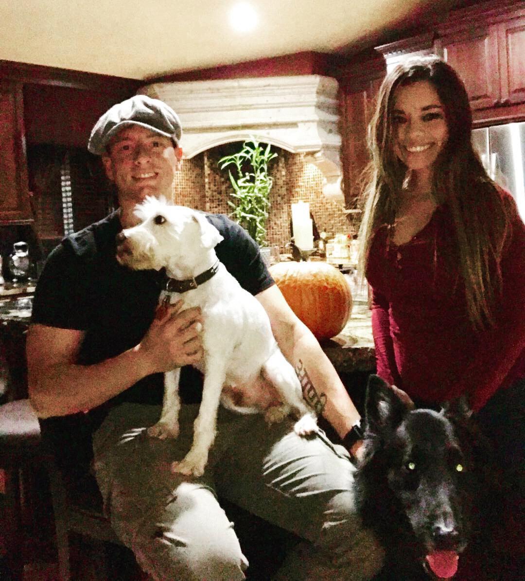 Our first “fur family” picture ! Draven & Russ !