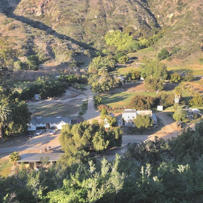 Present day aerial view of Laudamus Farm