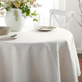 Modern Farmhouse Honeycomb Round Tablecloth
