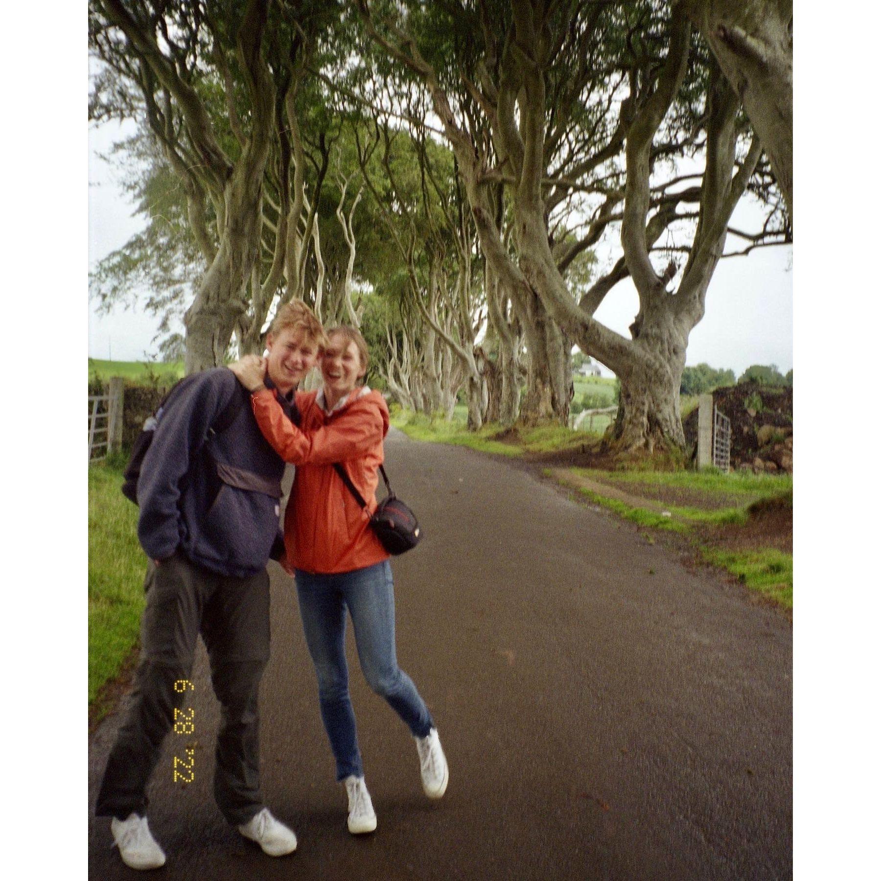 The Dark Hedges, Ireland.