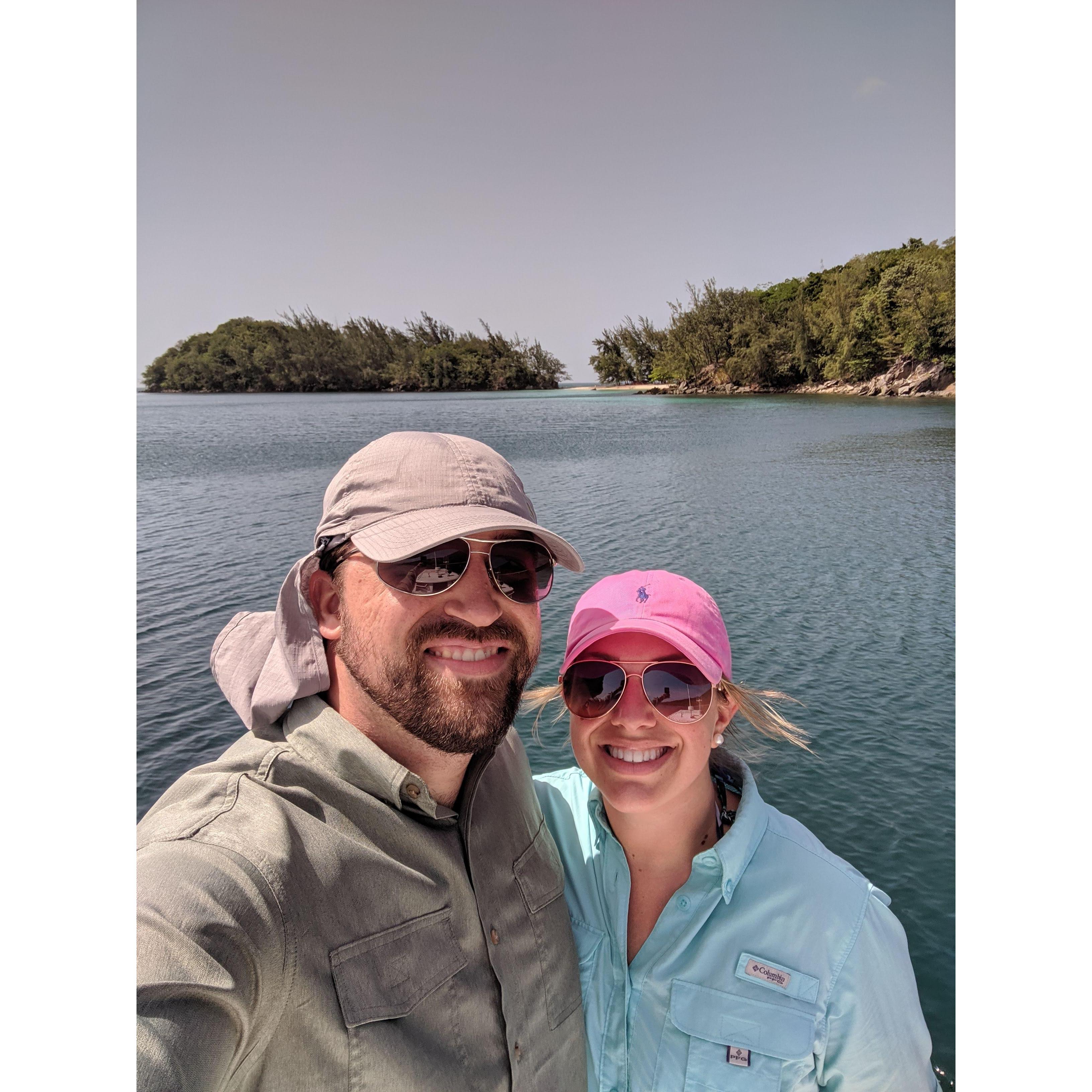 Michael's Rock in Guanaja June 2019