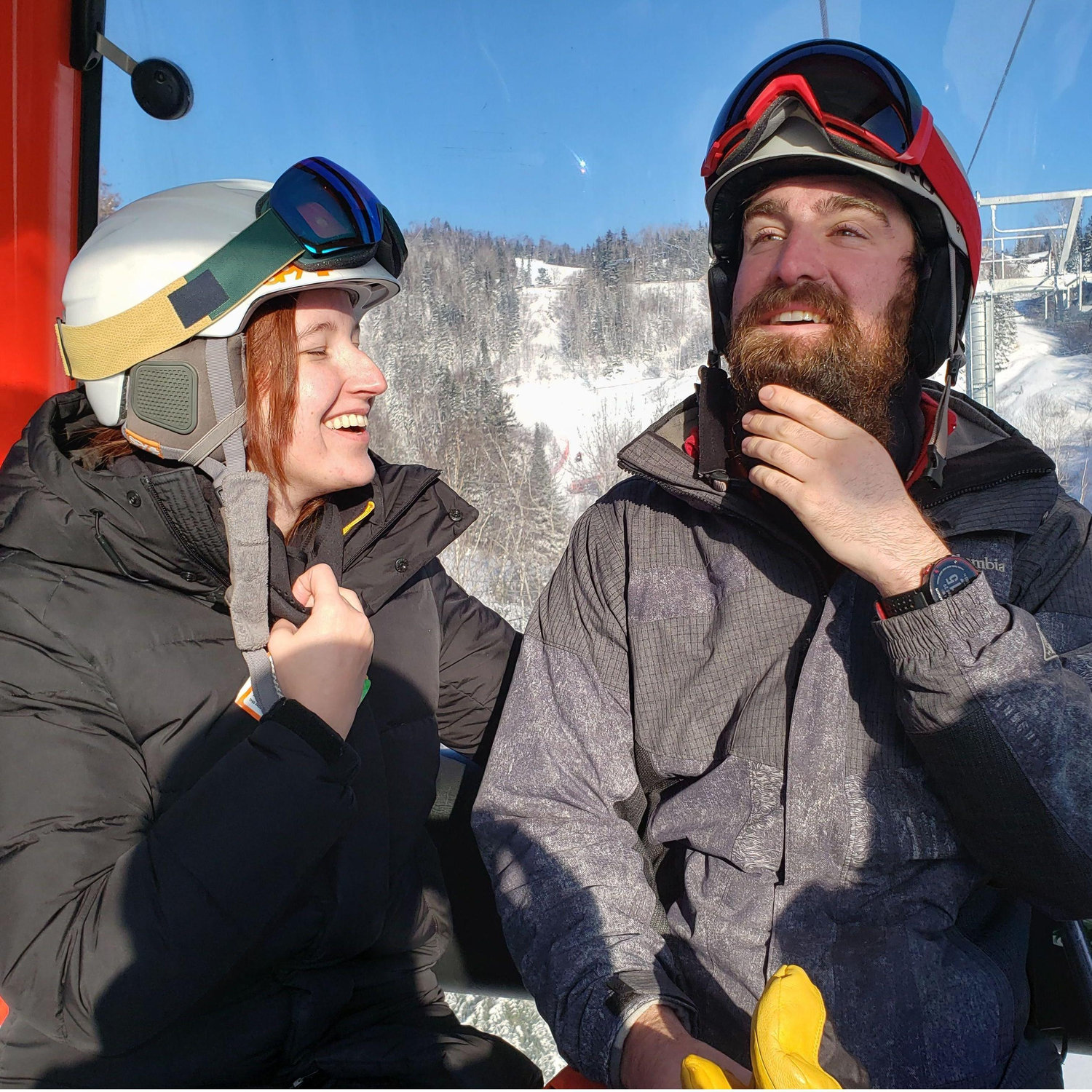 Ski trip up north with friends, but most importantly with our favorite travel buddy: each other