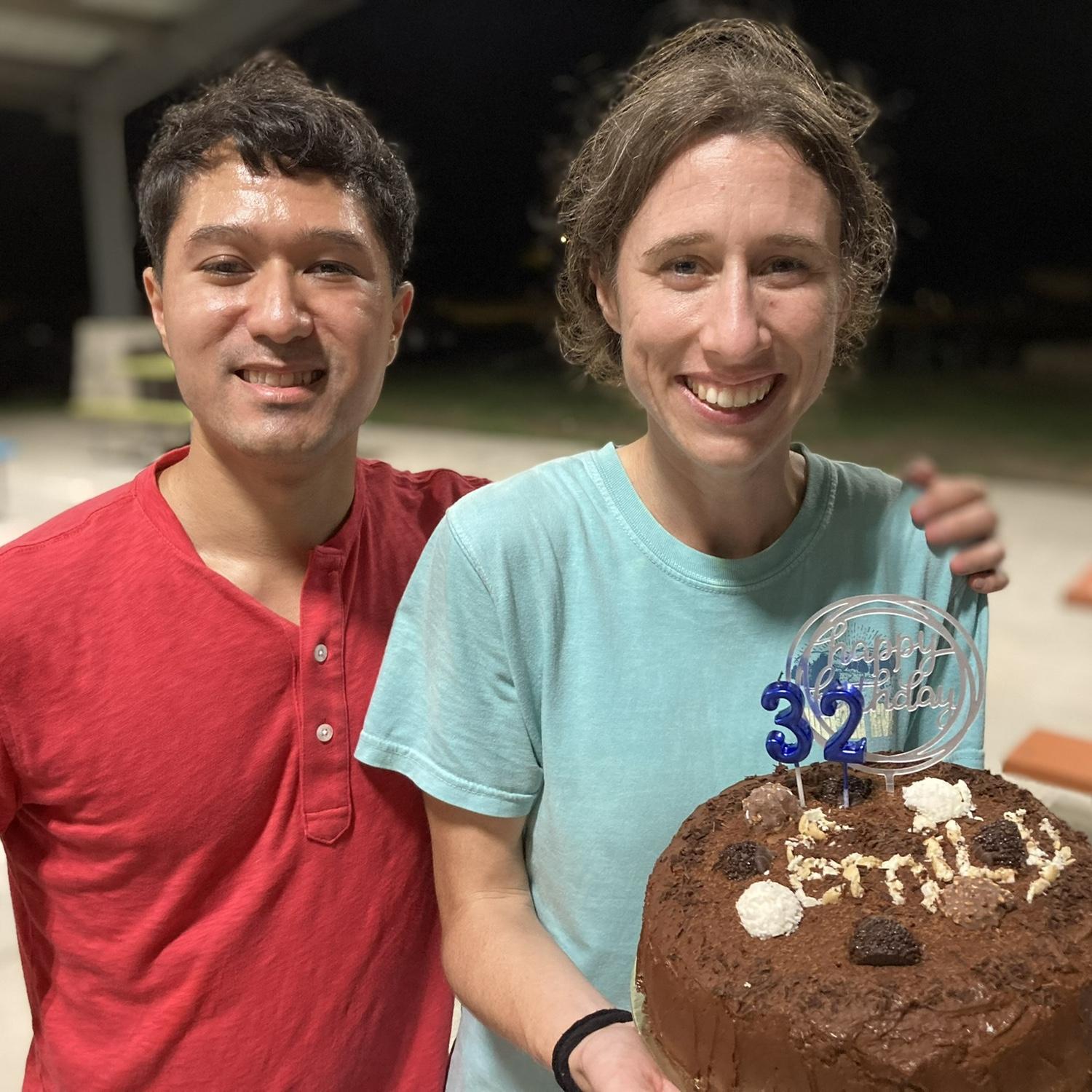 Chris and I became officially boyfriend and girlfriend … the best birthday gift!