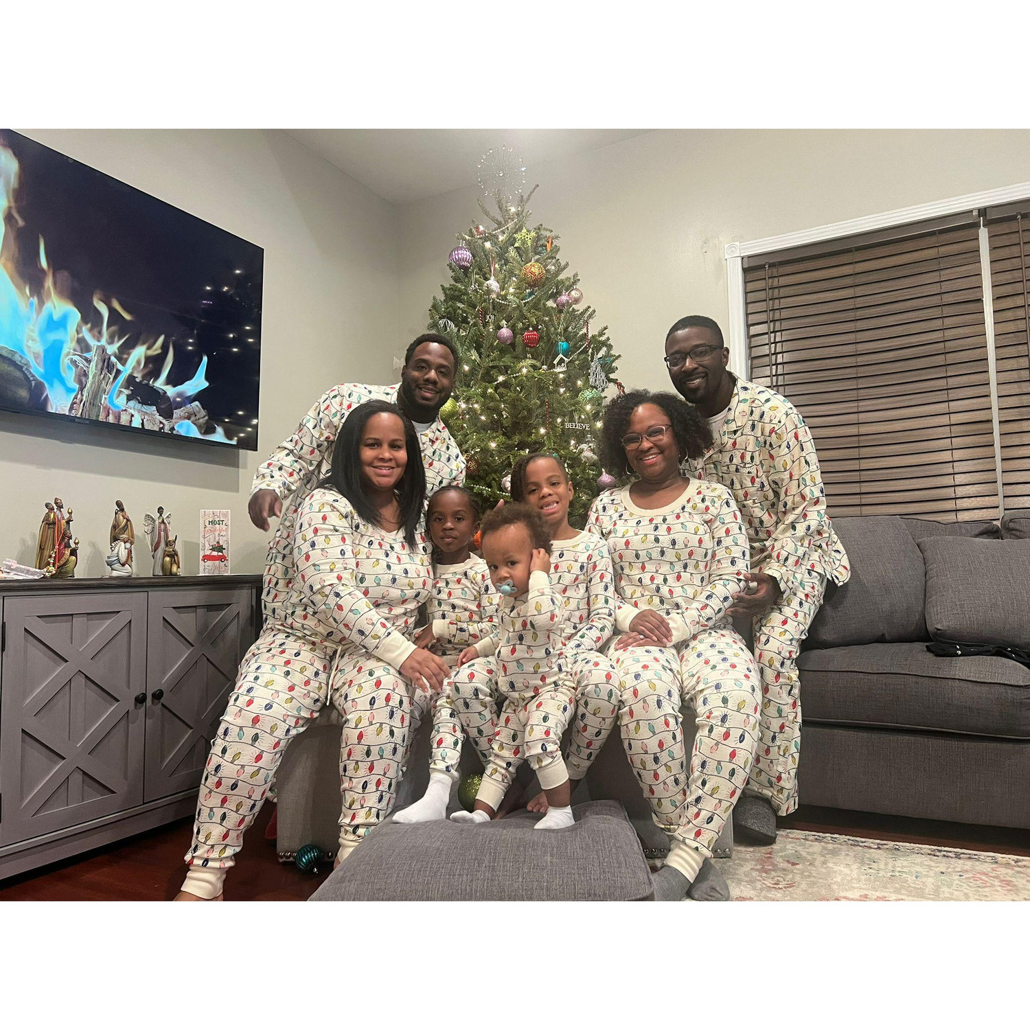 Celebrating holidays with family is something we enjoy.