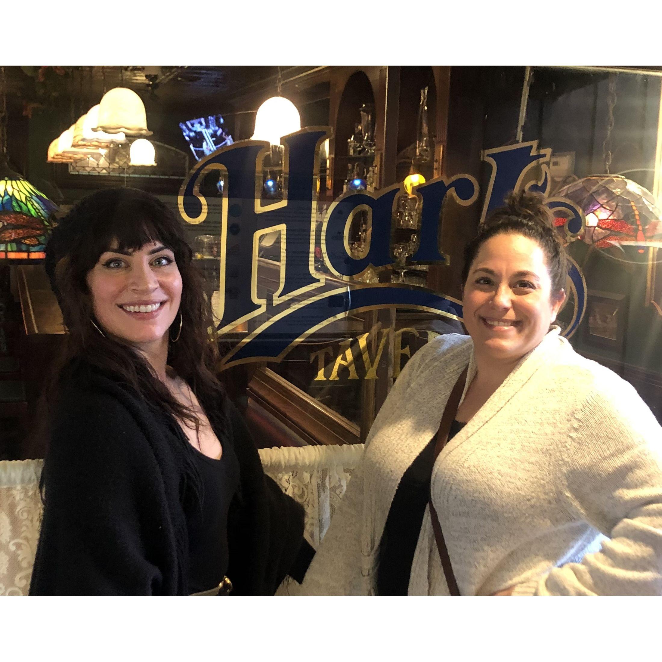 Mads & Rachel at Hart's Tavern (no relation)  in Peddler's Village